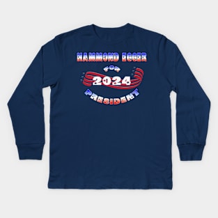 Hammond Egger for President 2024 Kids Long Sleeve T-Shirt